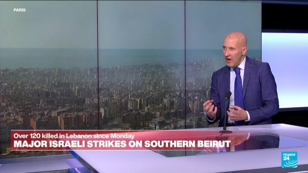 Video thumbnail for Hezbollah has "less wriggle room" as Lebanese "lose their patience"