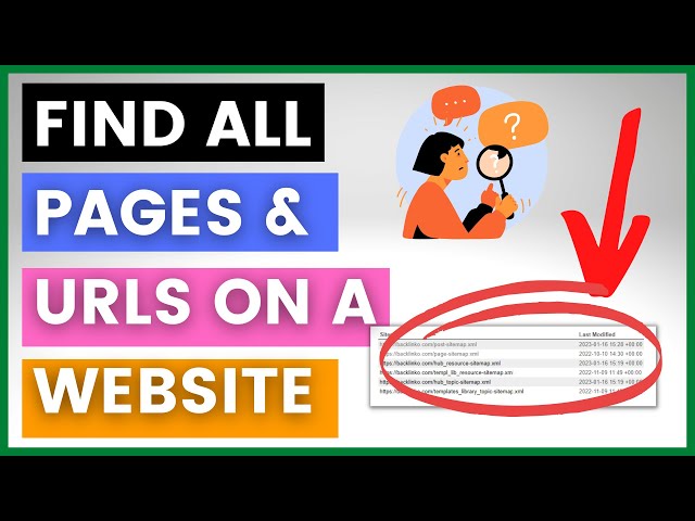 Video thumbnail for How To Find All Pages On A Website? [in 2025] (Check All URLs Of A Website)