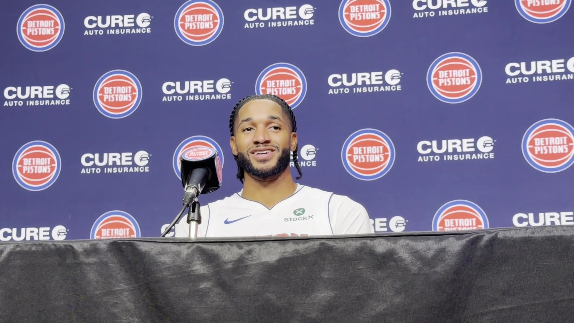 Video thumbnail for Isaiah Says Detroit Feels Like a Seamless Fit Around Cade, the Young Core and a Winning Mindset