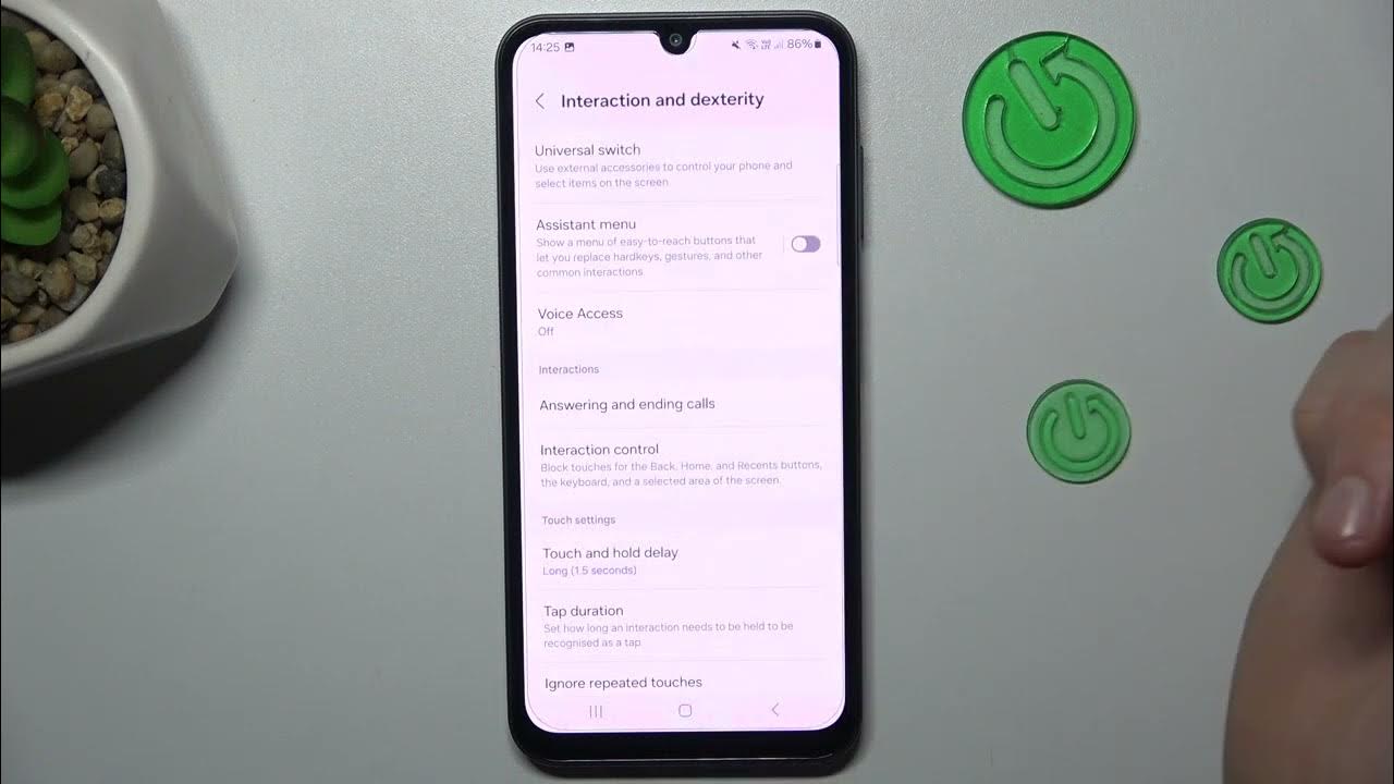 Video thumbnail for How to Change Touch and Hold Delay on SAMSUNG Galaxy A05S