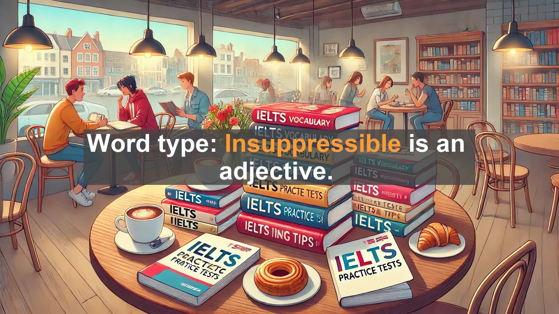 'Video thumbnail for 5000 Must Know IELTS 8.0 Vocabulary - Understanding 'Insuppressible': The Word for Unstoppable Feelings'