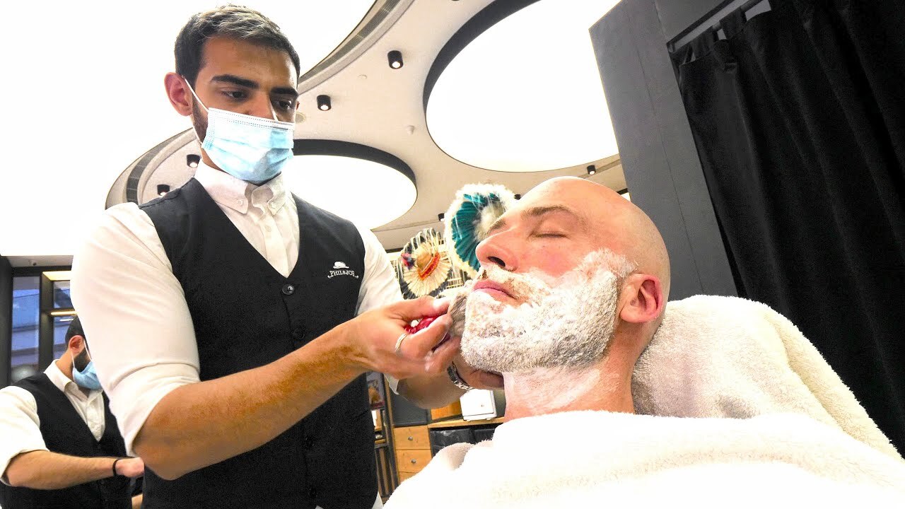 Video thumbnail for Luxurious LEBANESE HAIRCUT EXPERIENCE!! Haircut, Shave & Massage in Beirut | Lebanon