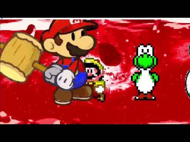 Video thumbnail for Mugen Battle #13 Peper Mario/PeperLuigi Vs Mario maker/Hal Birds