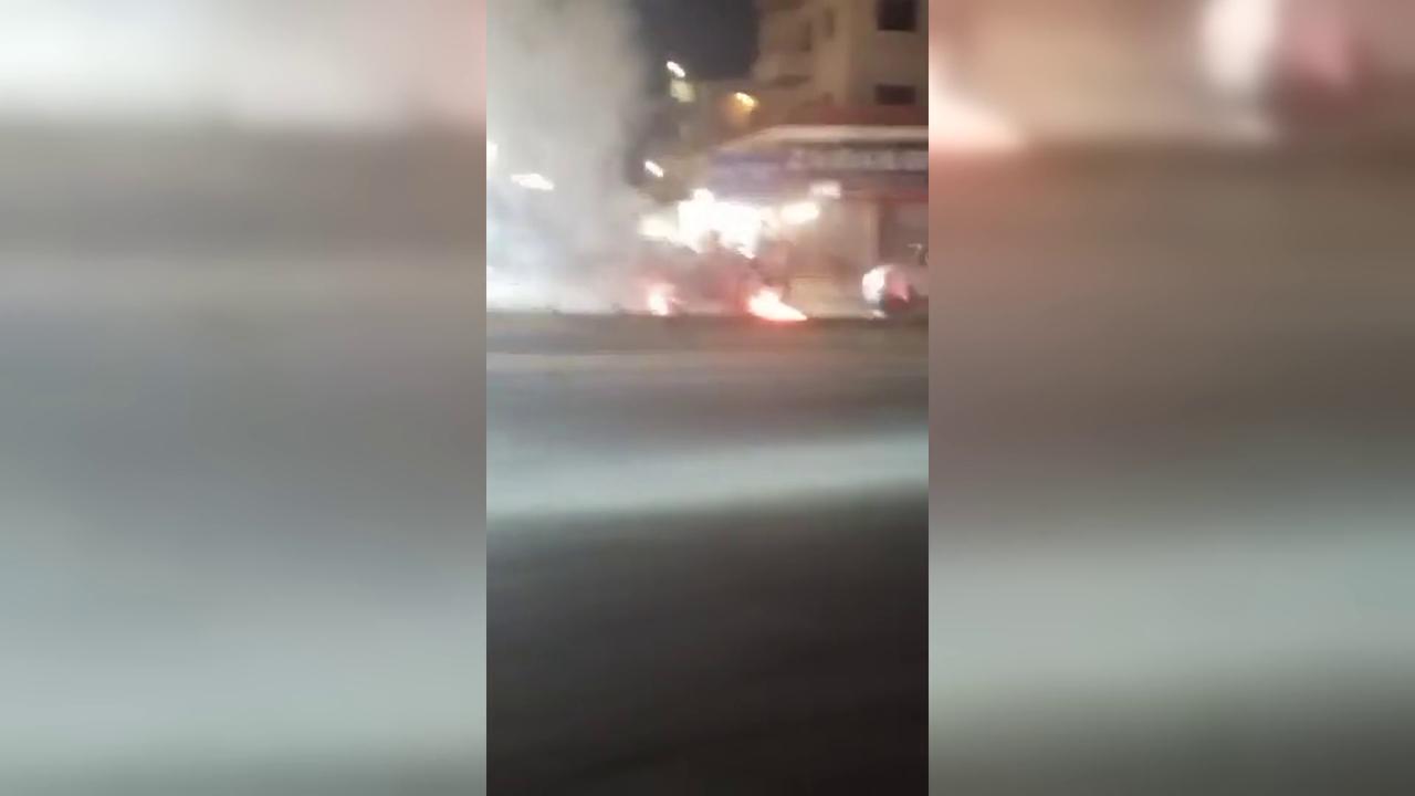 Video thumbnail for Lebanon: Road Closures in Lebanon’s Beqaa Valley Amid Second Night of Protests.