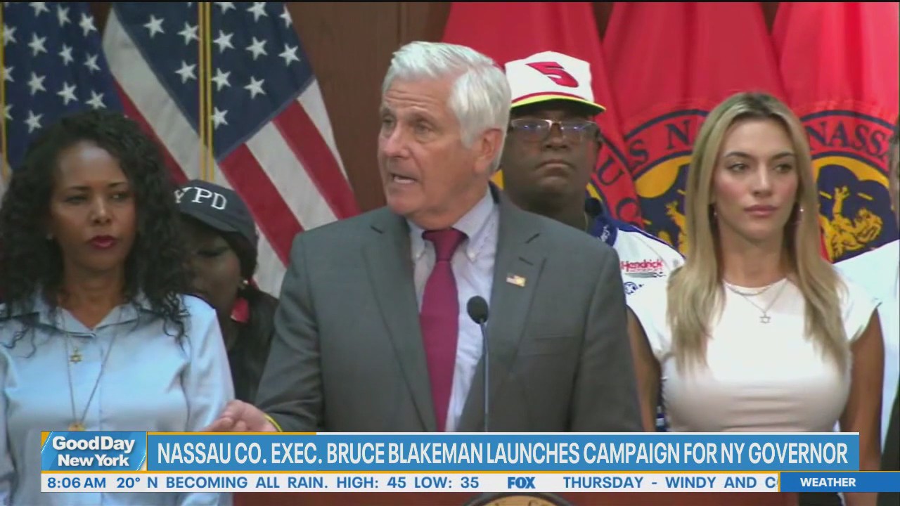 Video thumbnail for Bruce Blakeman launches run for New York governor, sparks GOP clash