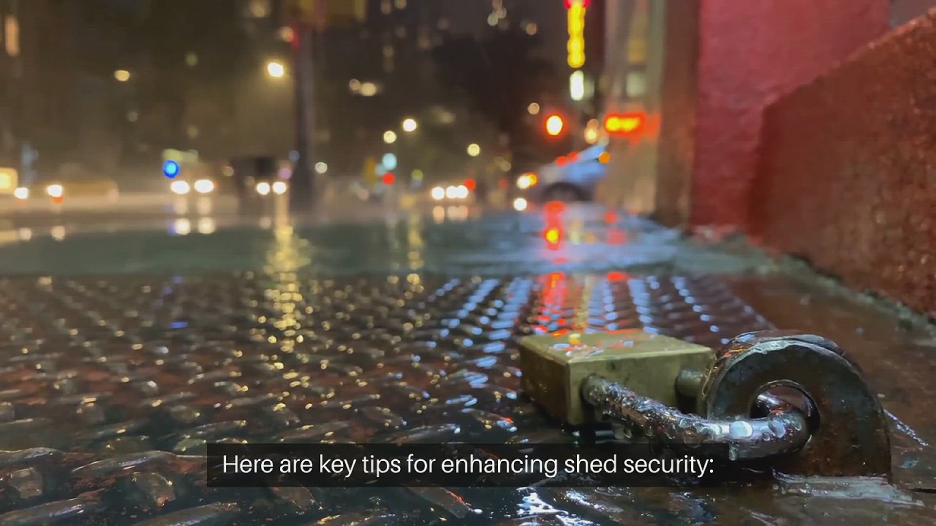 Video thumbnail for Home Security Tips For Sheds