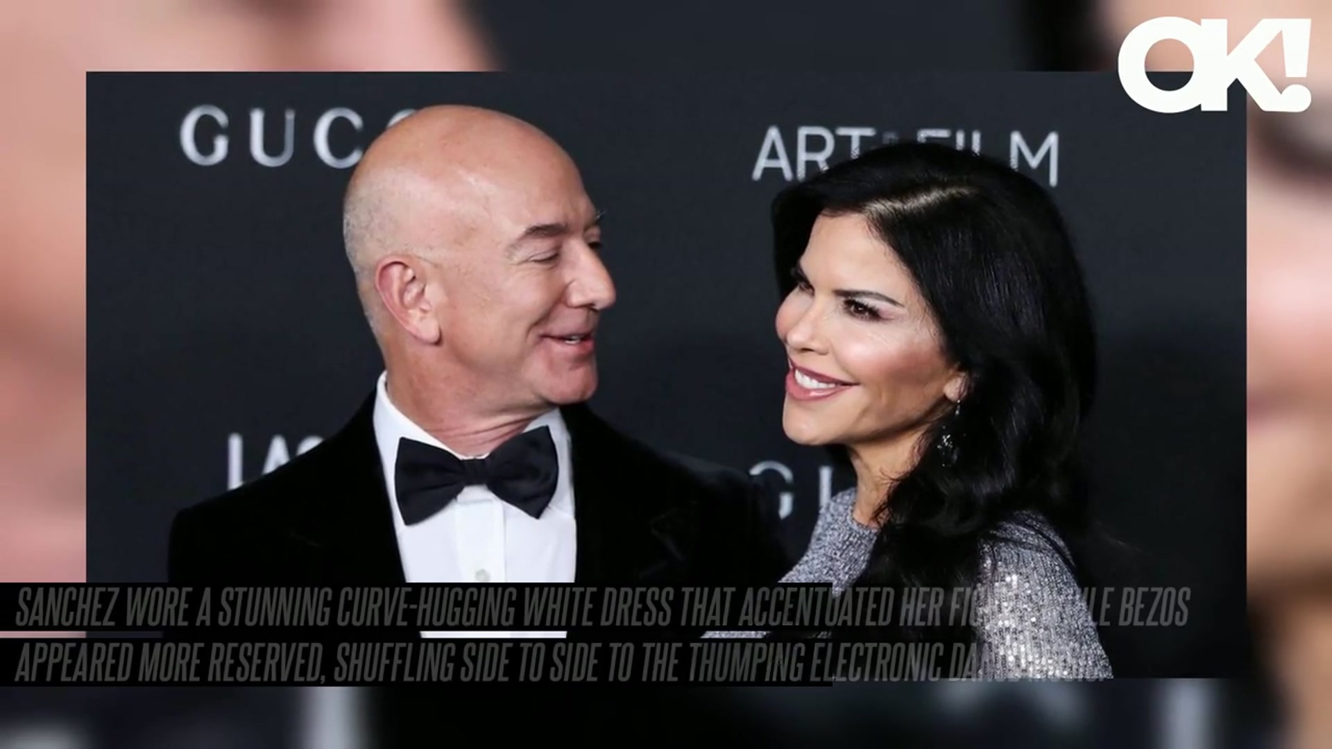 'Video thumbnail for Lauren Sanchez and Jeff Bezos' Awkward Nightclub Dance Goes Viral'