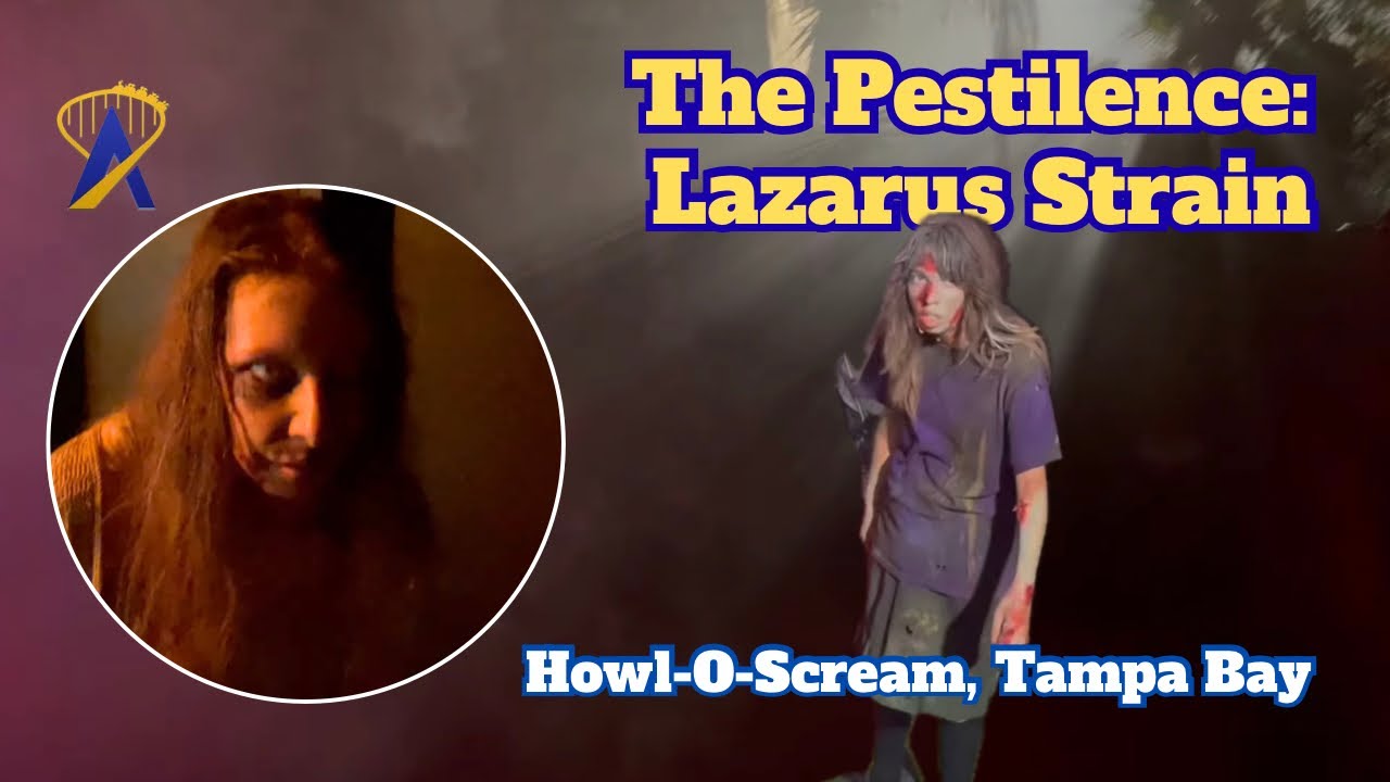 Video thumbnail for The Pestilence: Lazarus Strain - Howl-O-Scream Tampa Bay 2026 Scare Zone