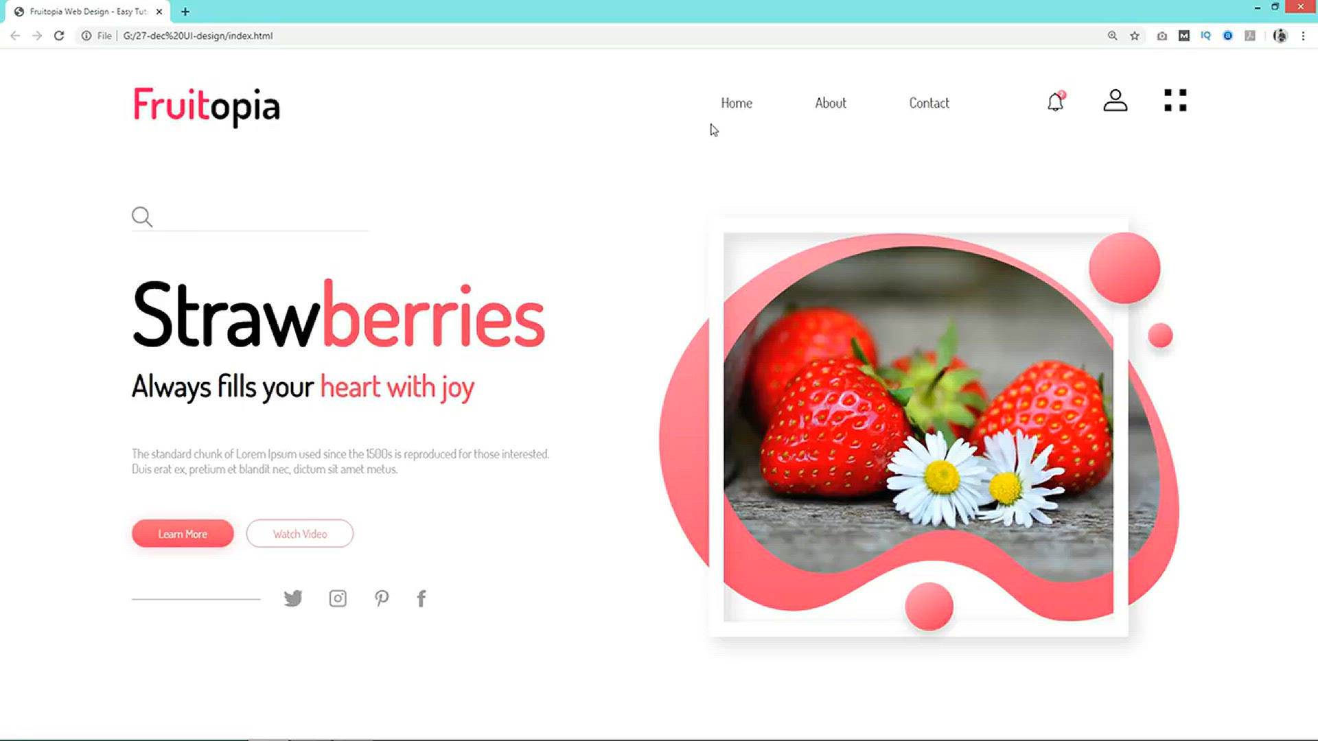 'Video thumbnail for How To Make A Website Using HTML And CSS Step By Step _ Website Design Tutorial With HTML CSS'