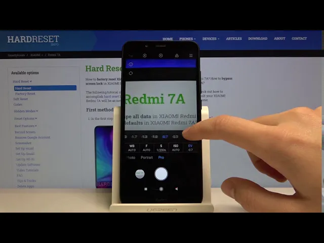 Video thumbnail for Camera Pro Mode XIAOMI Redmi 7A – Use Camera Features