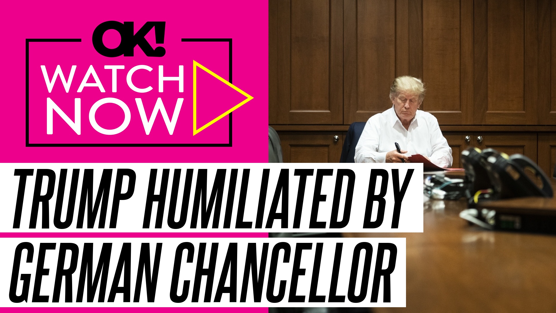 Video thumbnail for Donald Trump Criticized by German Chancellor as U.S. 'Humiliated' Over Iran Conflict