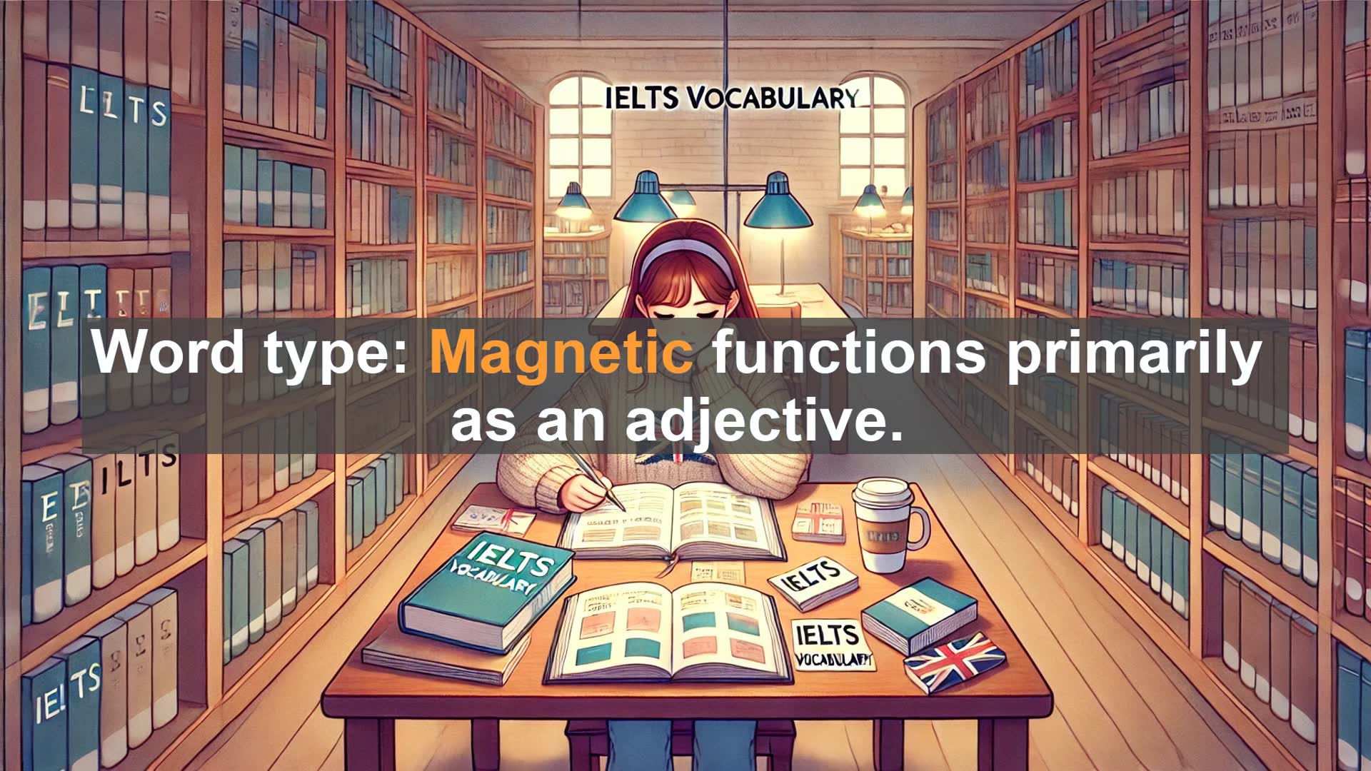 'Video thumbnail for 5000 Must Know IELTS 8.0 Vocabulary - Magnetic: A Key Word for IELTS Success'
