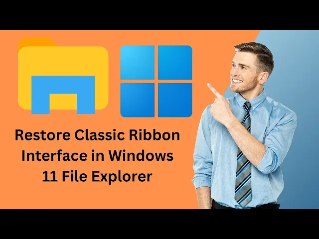 'Video thumbnail for How to Restore Classic Ribbon Interface in Windows 11 File Explorer | GearUpWindows Tutorial'