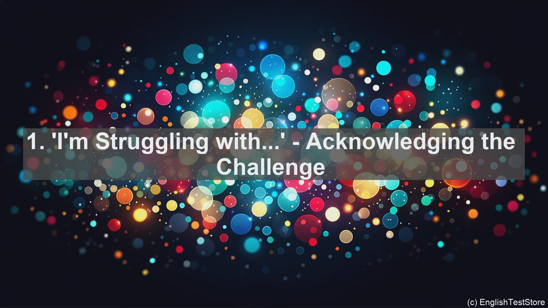 'Video thumbnail for Top 10 Phrases for Talking about Personal Challenges'