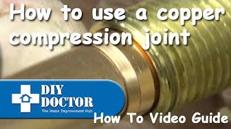 Video thumbnail for How to use a copper compression joint