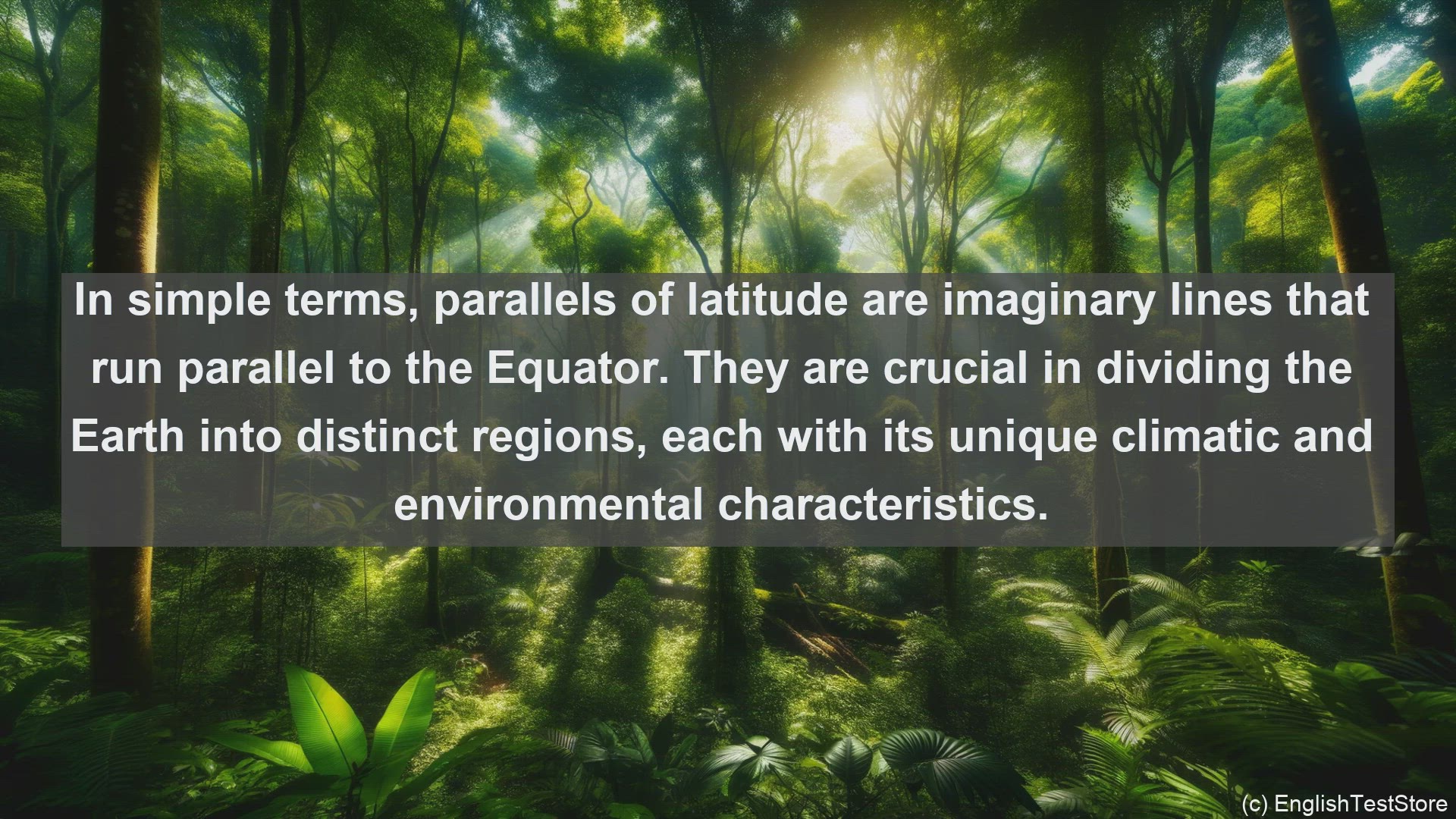 'Video thumbnail for Parallels of latitude in science  definition and examples'