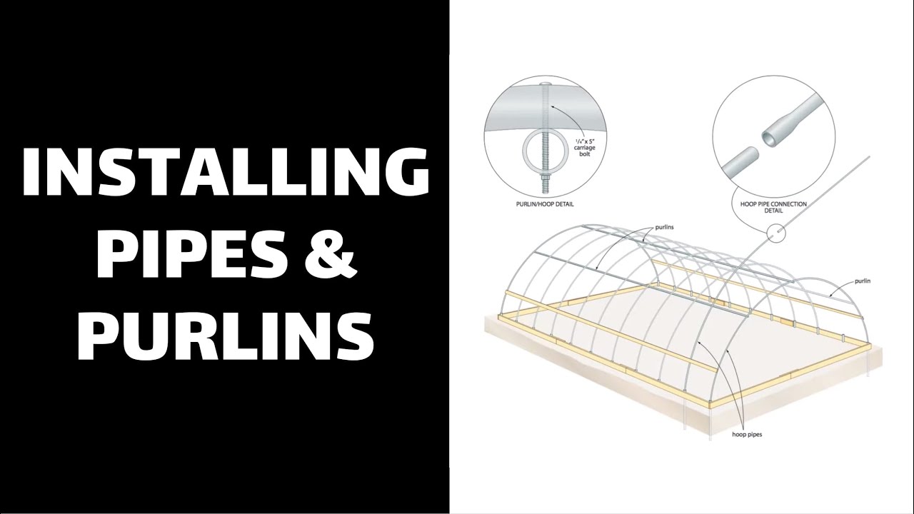 Video thumbnail for Installing Pipes & Purlins