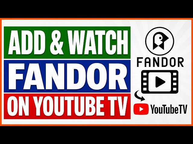 Video thumbnail for How To Add And Watch Fandor On YouTube TV? [in 2026]
