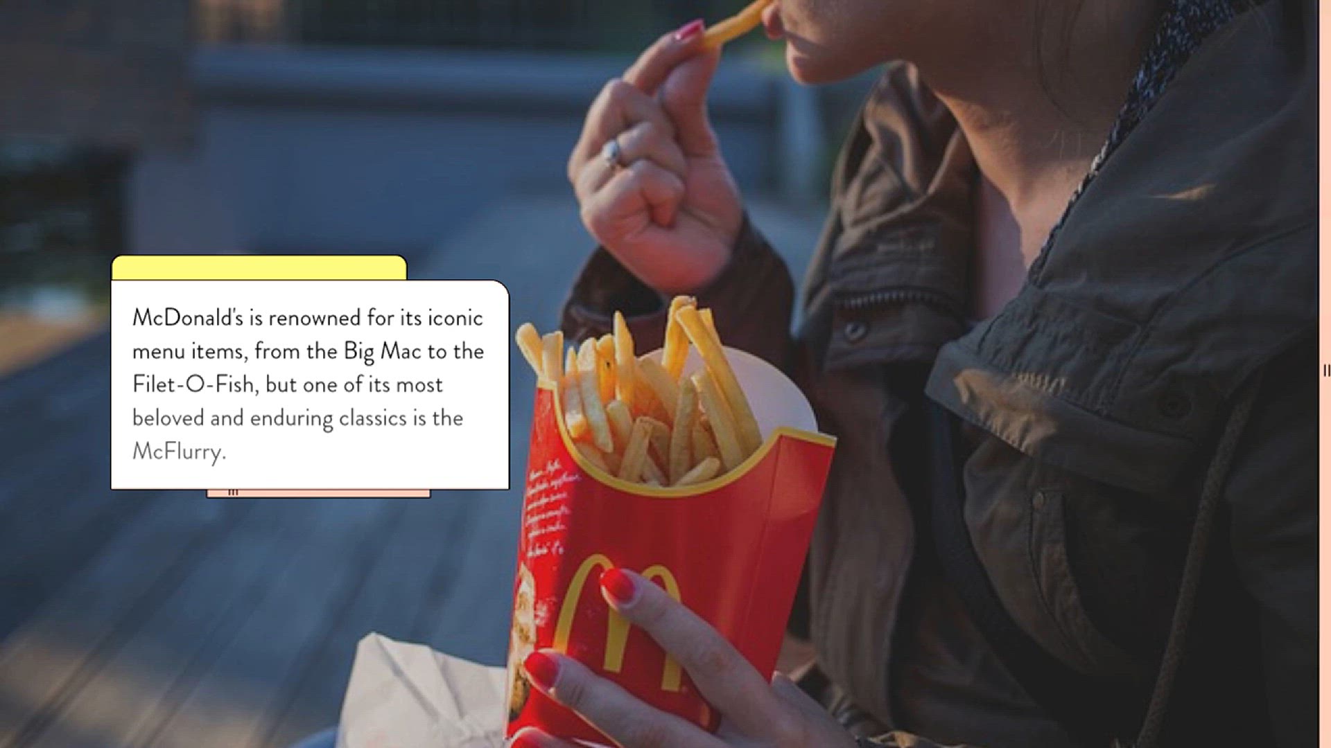 'Video thumbnail for McDonald's Classics: Grandma McFlurry's Enduring Appeal Over the Years'