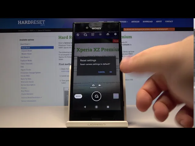 Video thumbnail for How to Reset Camera on SONY Xperia XZ Premium – Restore Default Settings