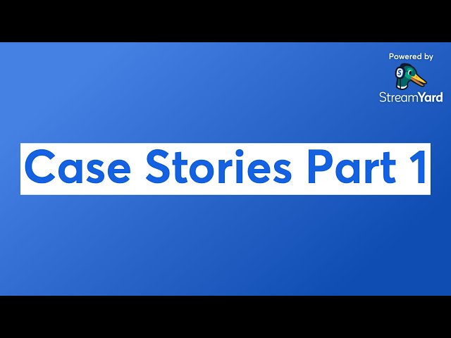 Video thumbnail for Case Stories Part 1