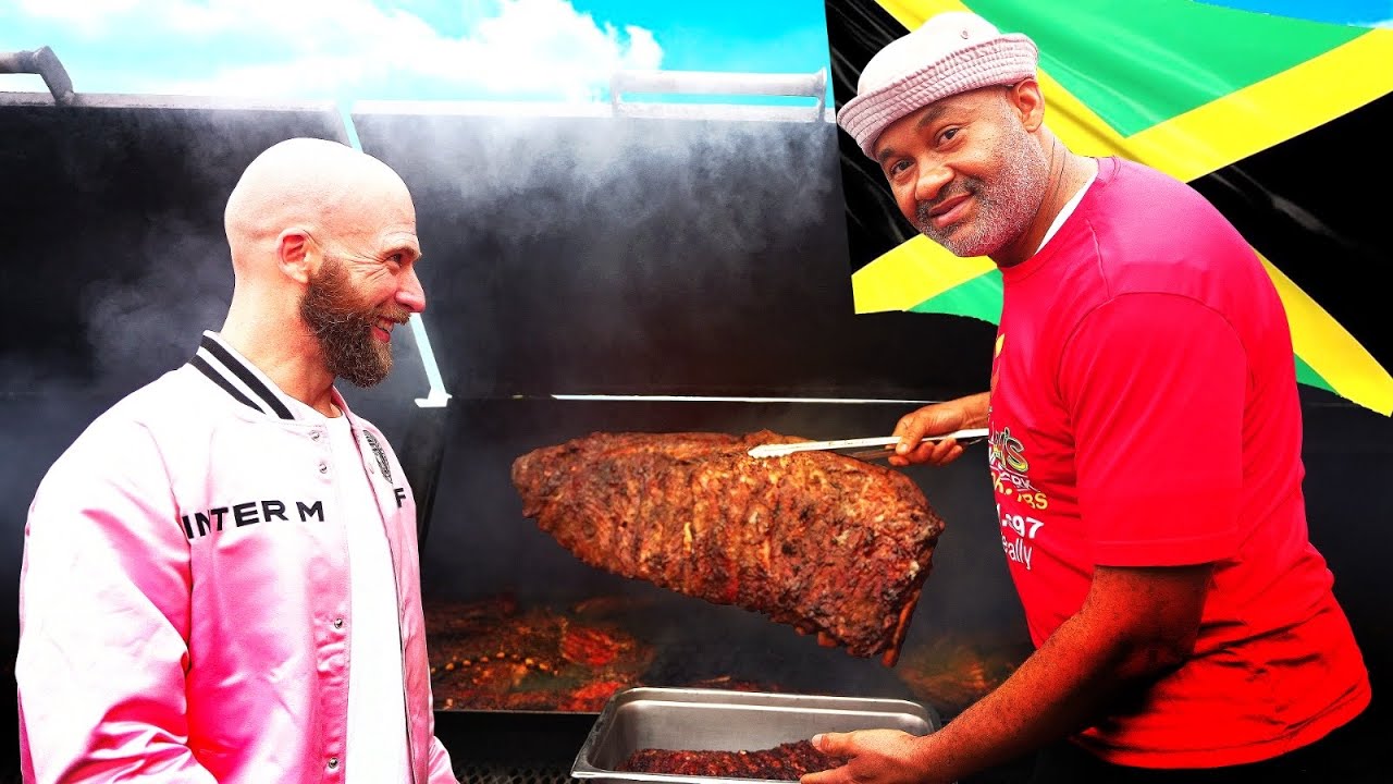 Video thumbnail for Miami's King of BBQ!! Best Jamaican Jerk In The World?!