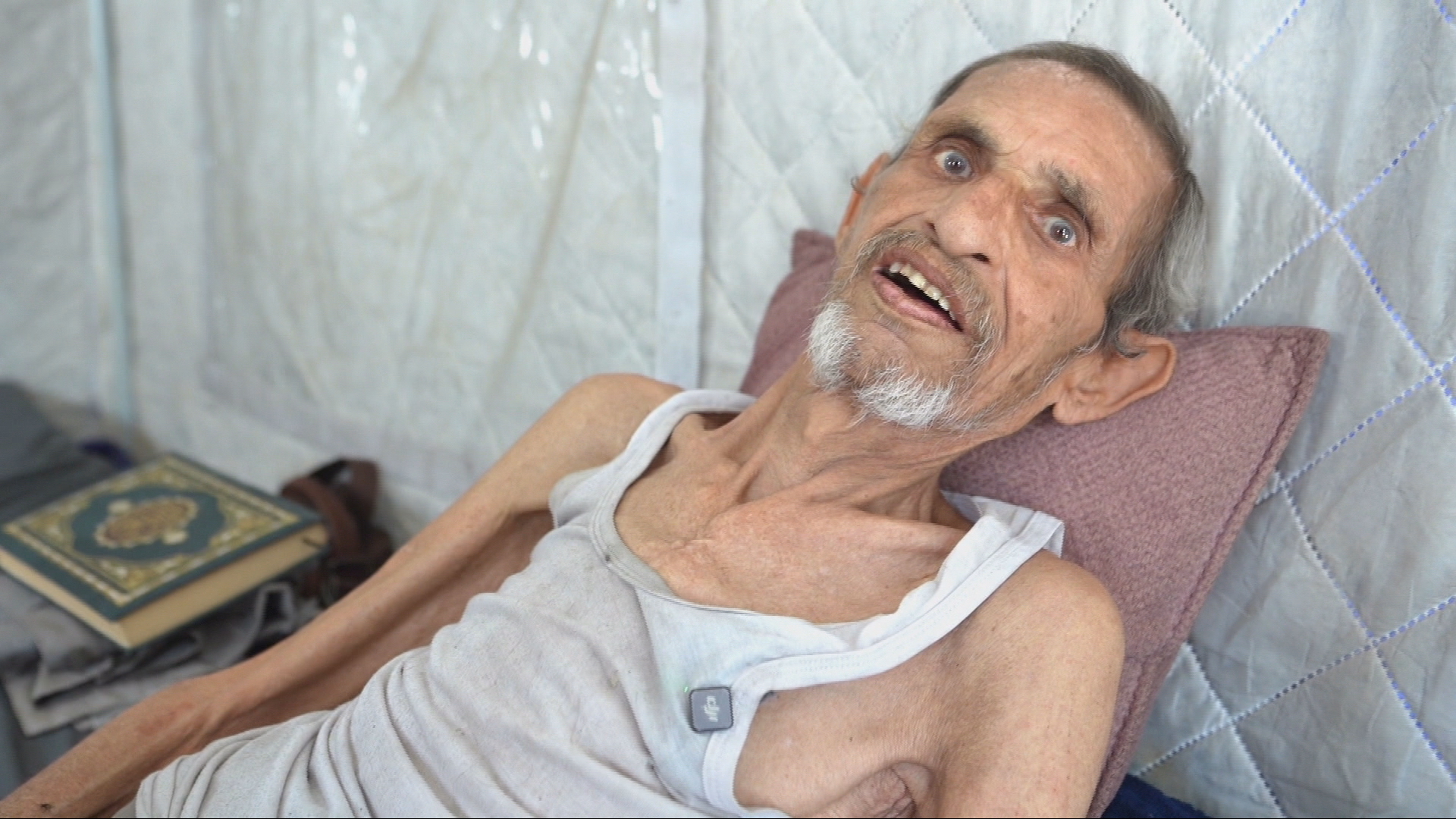 'Video thumbnail for ‘Skin and bone’: Israeli-made starvation crisis taking a toll on Gaza’s elderly'