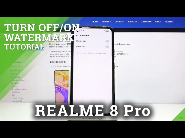 Video thumbnail for How to Enable/Disable Camera Watermark in Realme 8 Pro – Mark Taken Pictures