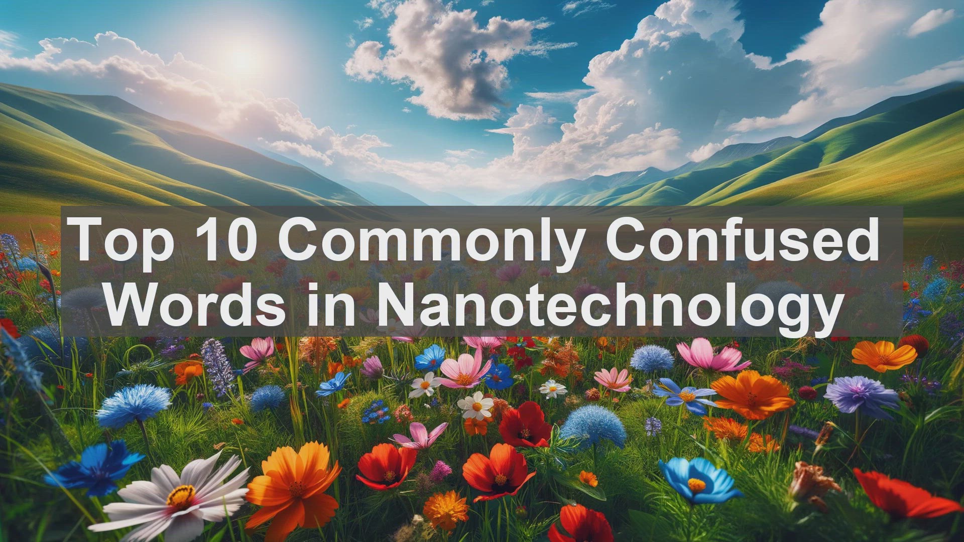 'Video thumbnail for Top 10 Commonly Confused Words in Nanotechnology'