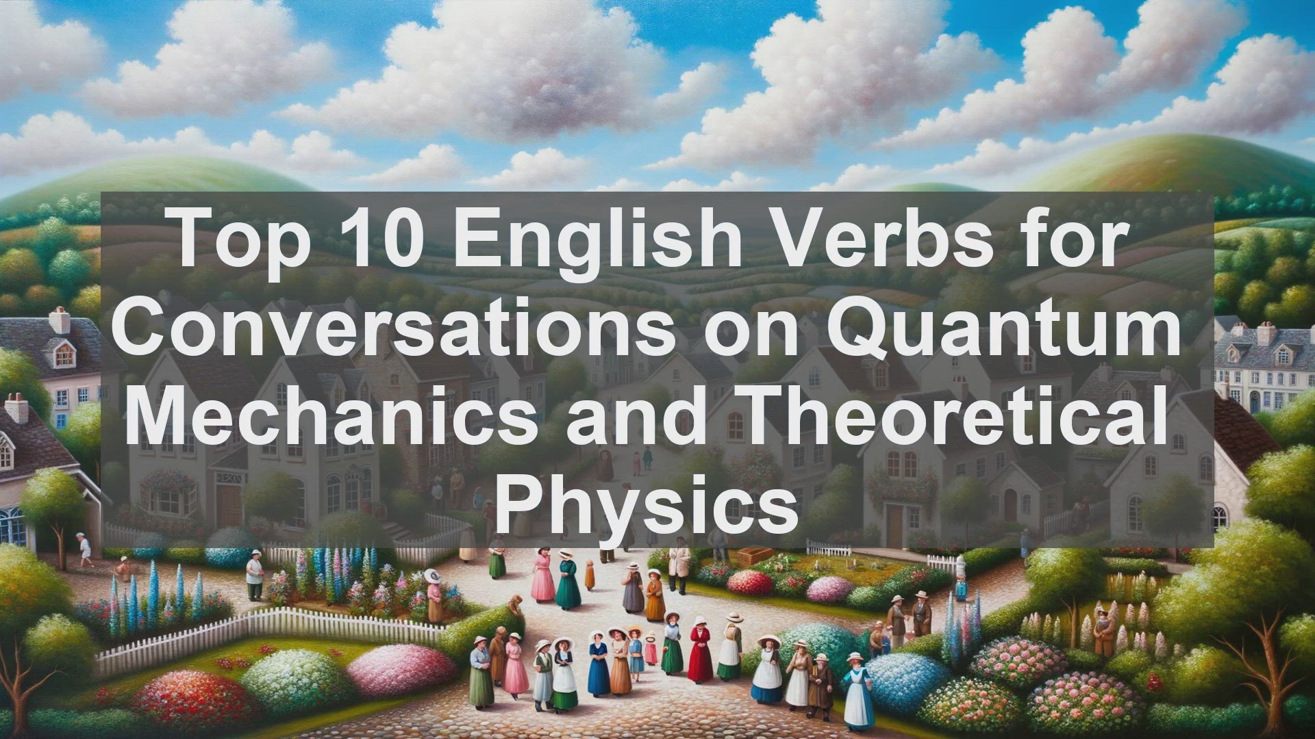 'Video thumbnail for Top 10 English Verbs for Conversations on Quantum Mechanics and Theoretical Physics'