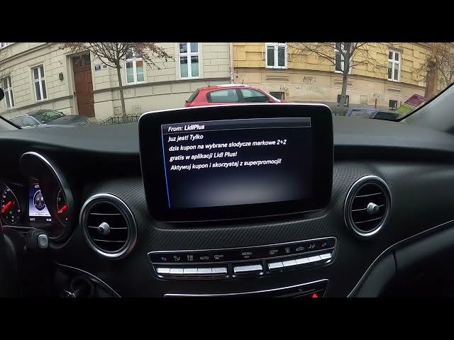 Video thumbnail for How to Check Smartphone Messages on Radio Display in Mercedes V Class W447 ( 2014 - now )