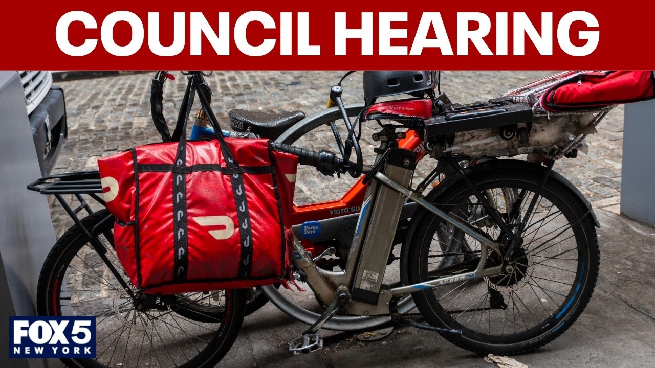 Video thumbnail for NYC Council holds hearing on e-bike, scooter safety rules