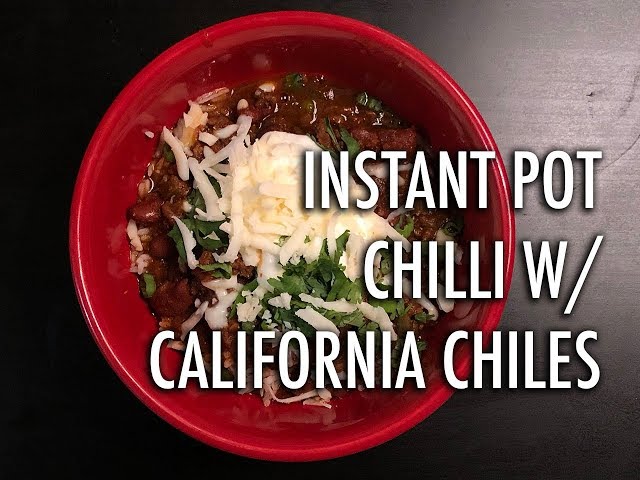 Video thumbnail for Instant Pot Chilli Spiced with California Chiles | #TheGreatChiliConfrontation | Cooking with Anadi