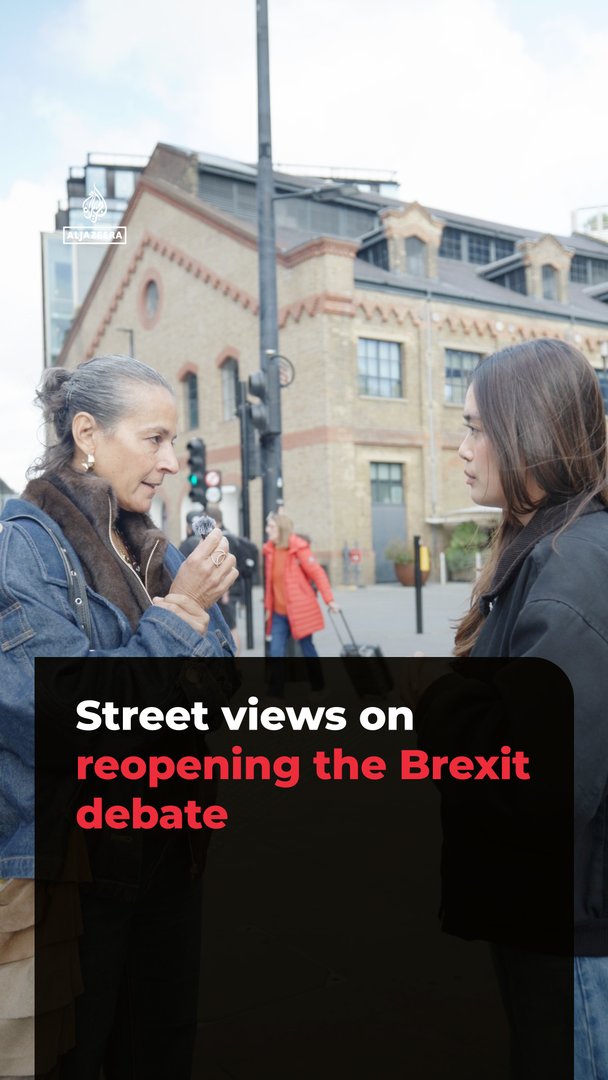Video thumbnail for Street views on reopening the Brexit debate