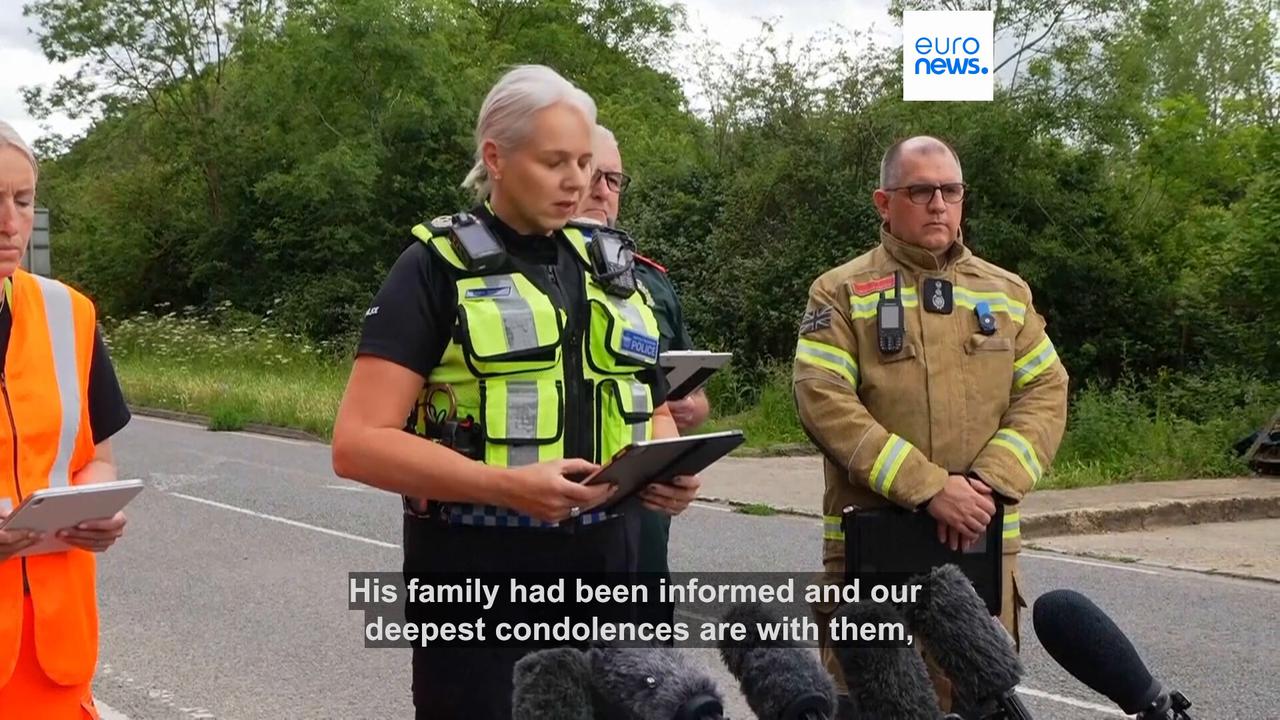 Video thumbnail for Driver dies and nine people are in critical condition after two trains collide in the UK