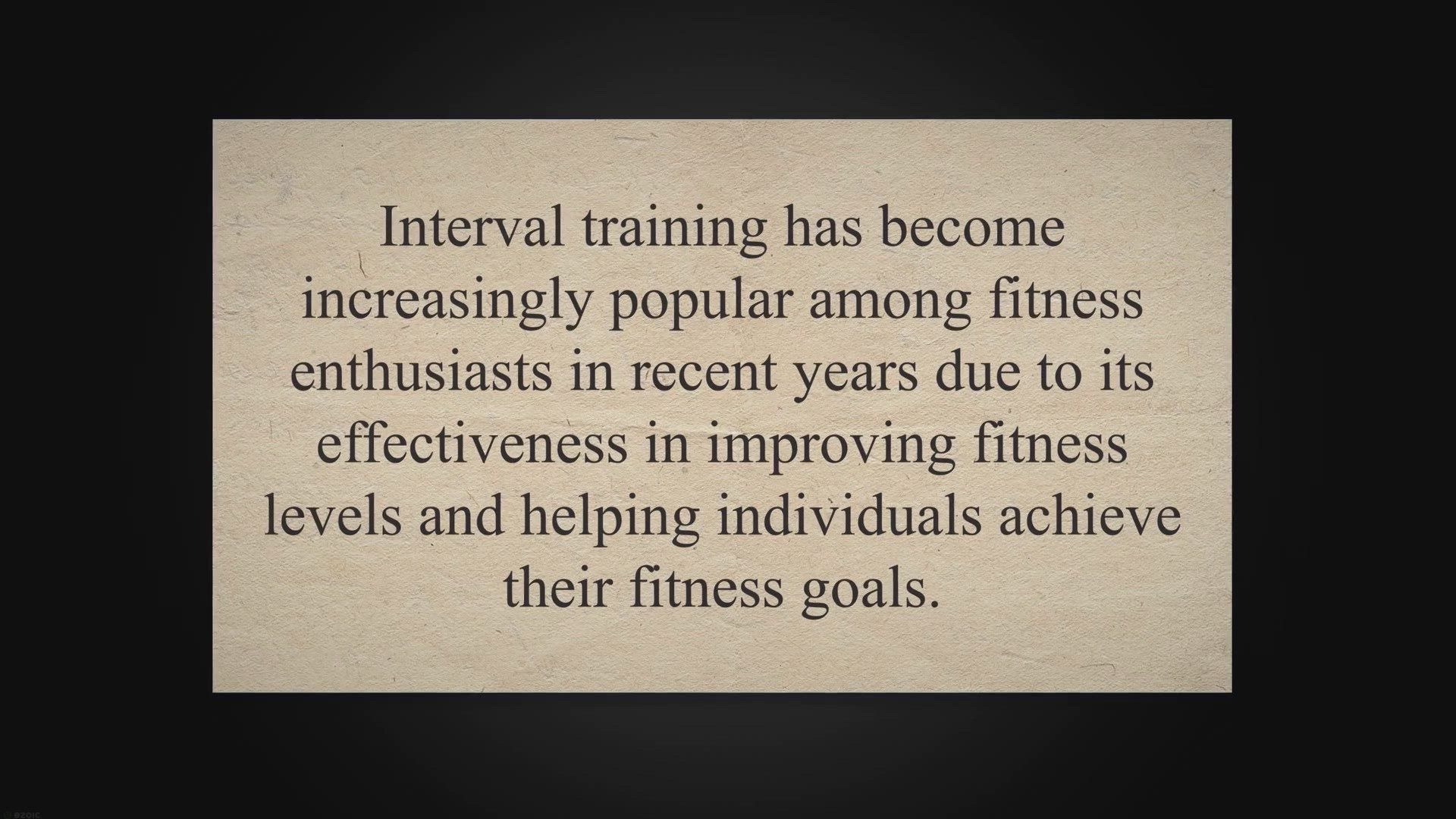 Video thumbnail for What are the Benefits of Interval Training Exercise for Women