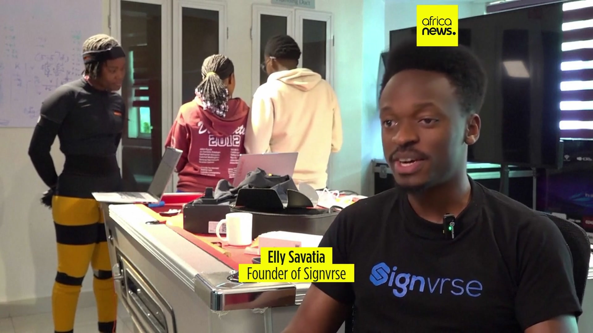 'Video thumbnail for Kenyan startup signvrse pioneers AI-powered sign language translation'