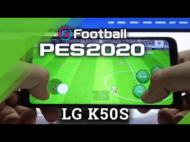 Video thumbnail for Pro Evolution Soccer Game Test on LG K50S – PES Mobile Gameplay