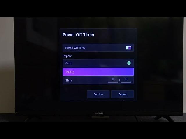 Video thumbnail for How To Manage Auto Power Off TImer On HISENSE Smart TV