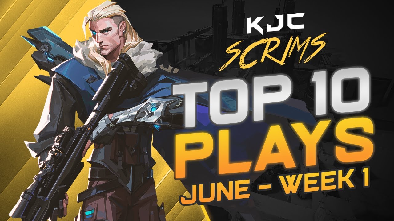 Video thumbnail for TOP 10 VALORANT PLAYS OF THE WEEK | June - Week 1 | KJC Scrims by KJC eSports