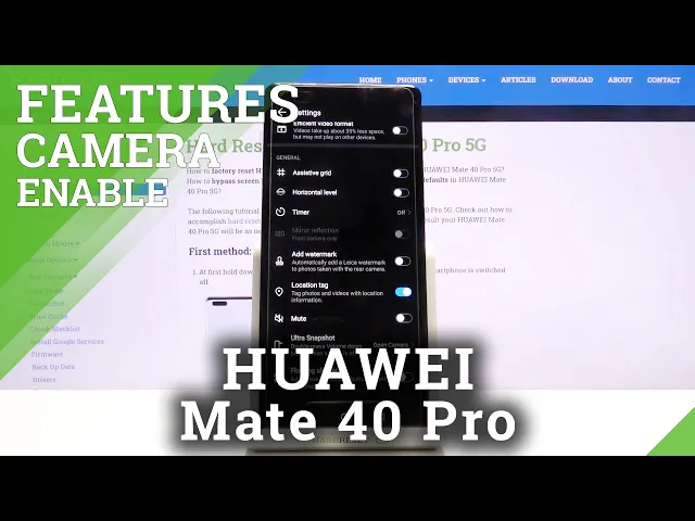 Video thumbnail for How to Enable Camera Leveler on HUAWEI Mate 40 Pro – Camera Feature