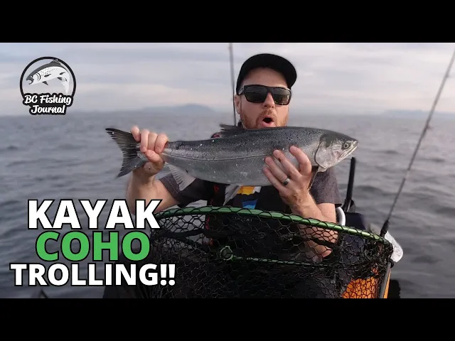Video thumbnail for Kayak Coho Salmon Trolling - a Milestone Fish!!