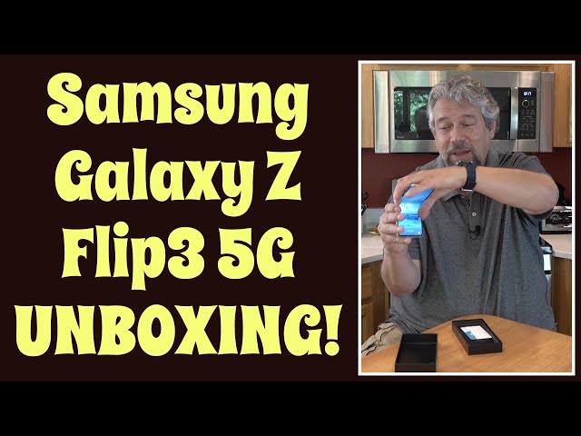 Video thumbnail for Samsung Galaxy Z Flip3 5G Smartphone -- UNBOXING