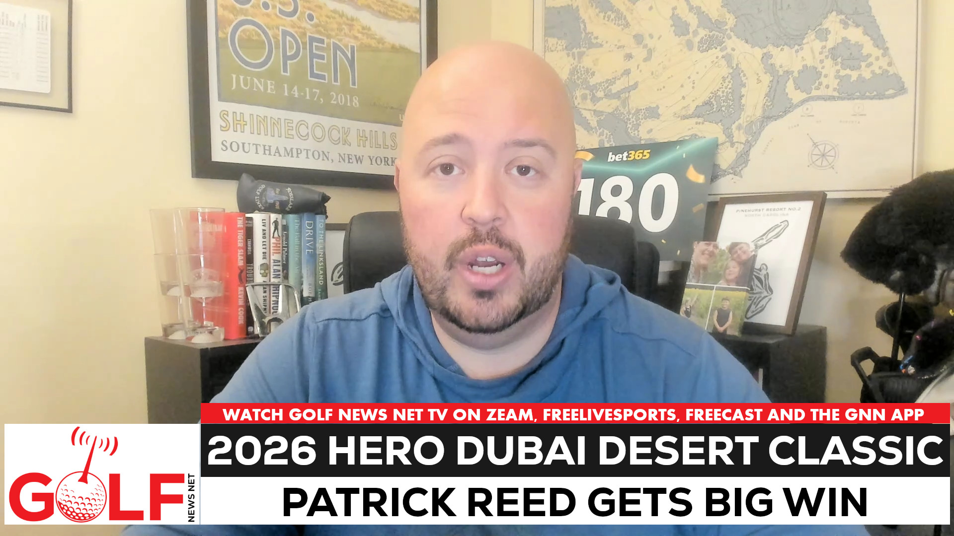 Video thumbnail for Patrick Reed wins 2026 Hero Dubai Desert Classic