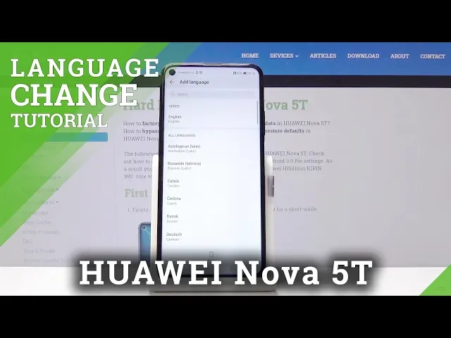 Video thumbnail for How to Change Langauge in HUAWEI Nova 5T – Langauge Settings