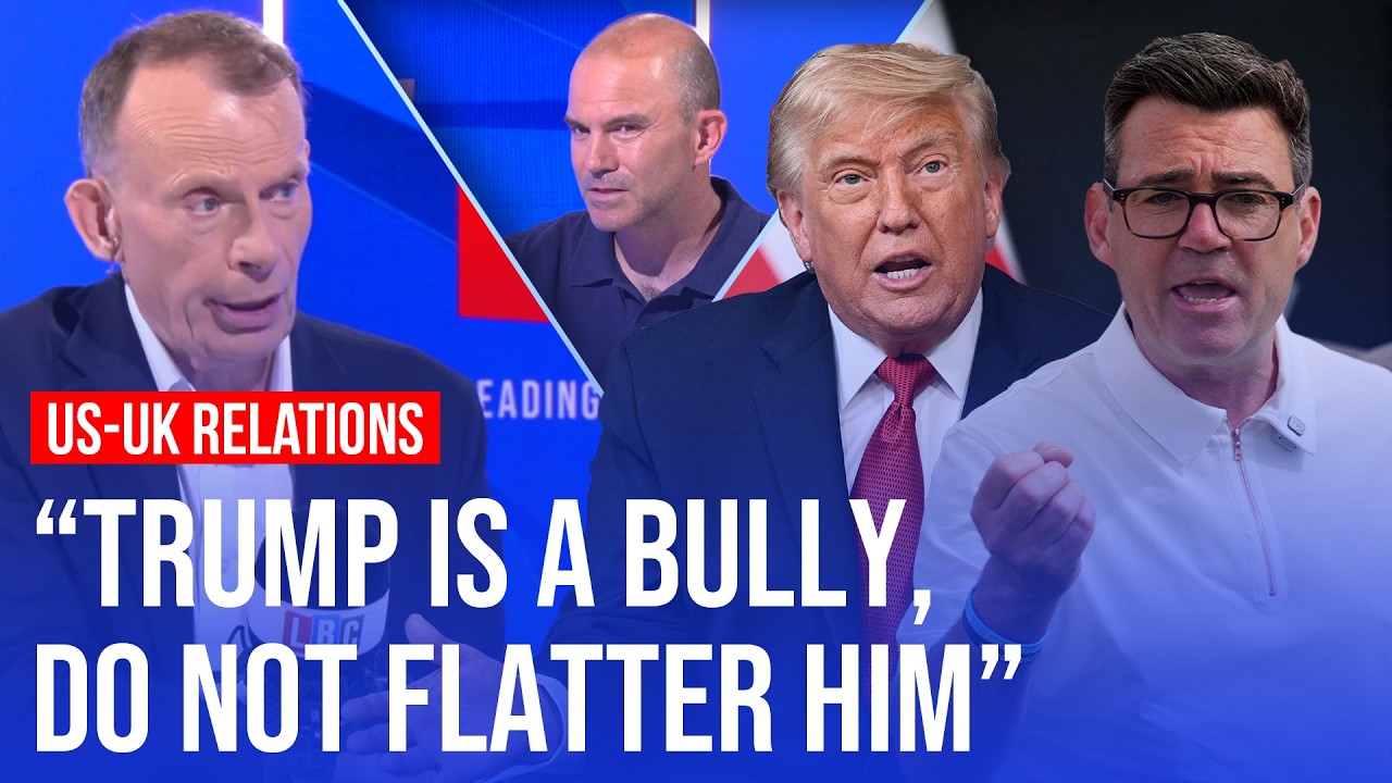 Video thumbnail for 'Stand up to him': How should the next Prime Minister approach Trump?