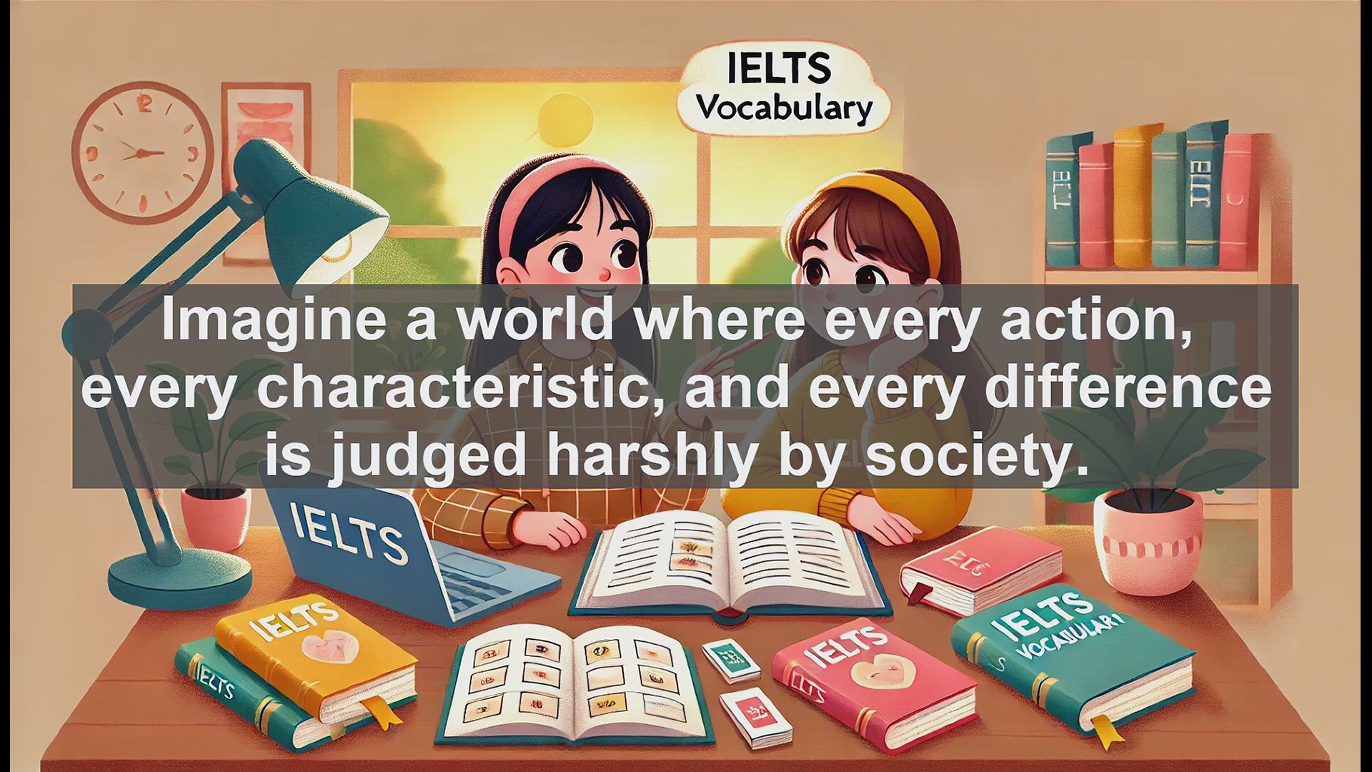 'Video thumbnail for 2000 Must Know IELTS 9.0 Vocabulary - Understanding 'Stigmatize': Its Meaning and Impact on Society'