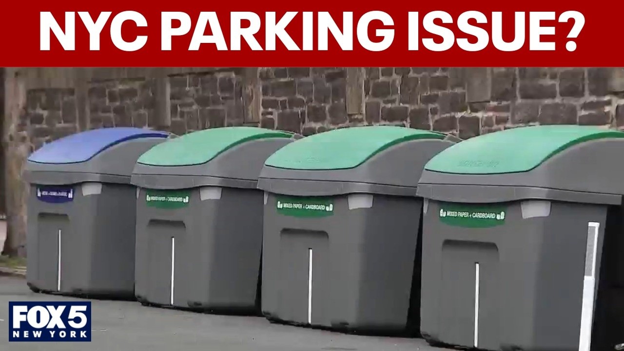 Video thumbnail for Trash bins will take away parking spaces in NYC