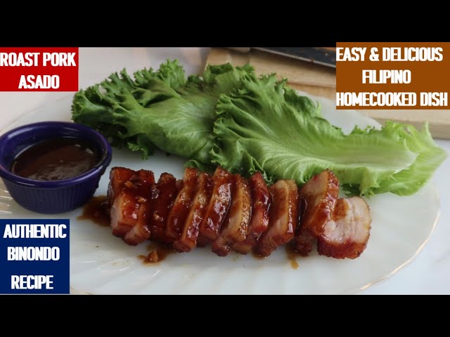 Video thumbnail for PORK ASADO.Authentic Binondo Char Siu/Chinese Pork Bbq.Lutong Pinas Tv. Filipino HomeCooked Recipe.