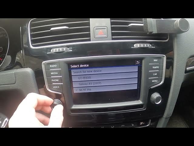 Video thumbnail for How to Play Music from Smartphone via Bluetooth in Volkswagen Golf VII ( 2012 - 2020 )